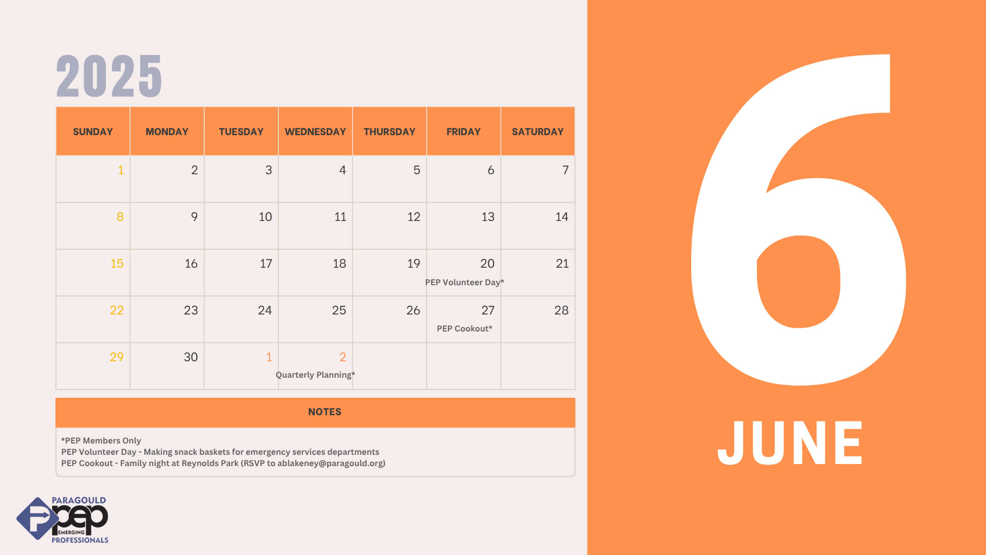 June 2025 Events