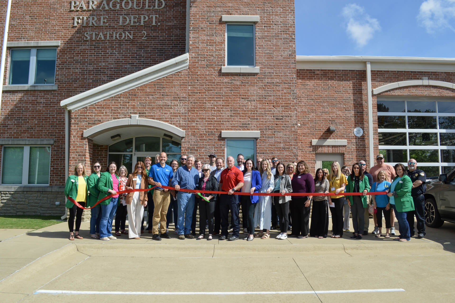 Paragould Fire Department Station 2 host a ribbon cutting for their Safe Haven box