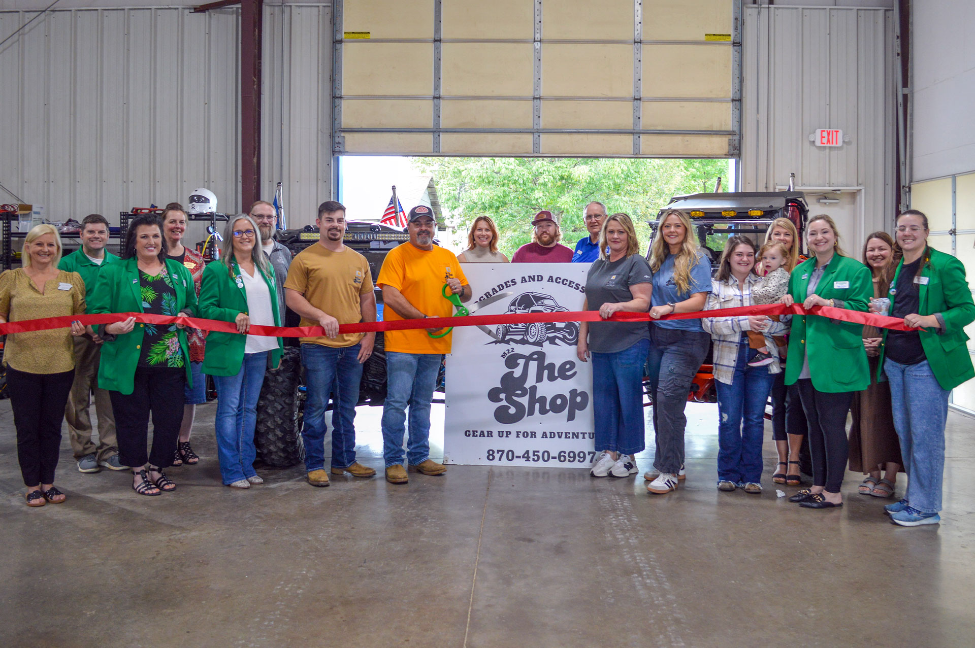 M22, The Shop cut the ribbon this week!